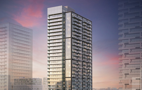 Exterior rendering of the Story of Midtown